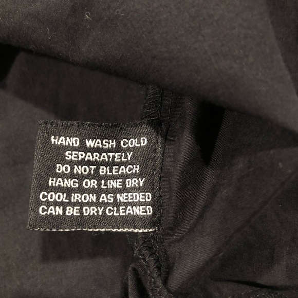 Walter Baker Lynn Top Black 3/4 Bell Sleeve Deep V Split Neck Small - Picture 9 of 11